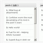 Sleeker Custom Widget Interface