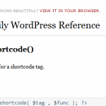 Your Daily Fix Of WordPress Functions