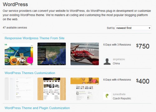 WordPress Services On Microlancer