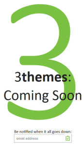 3 themes splash page