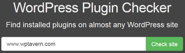 WordPress Plugin Checker